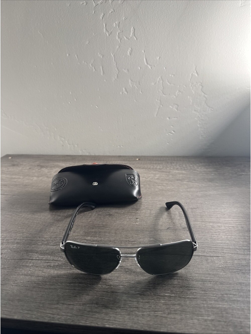 Ray-Ban Sunglasses RB3483 004/58 Men's Polarized Aviator Black